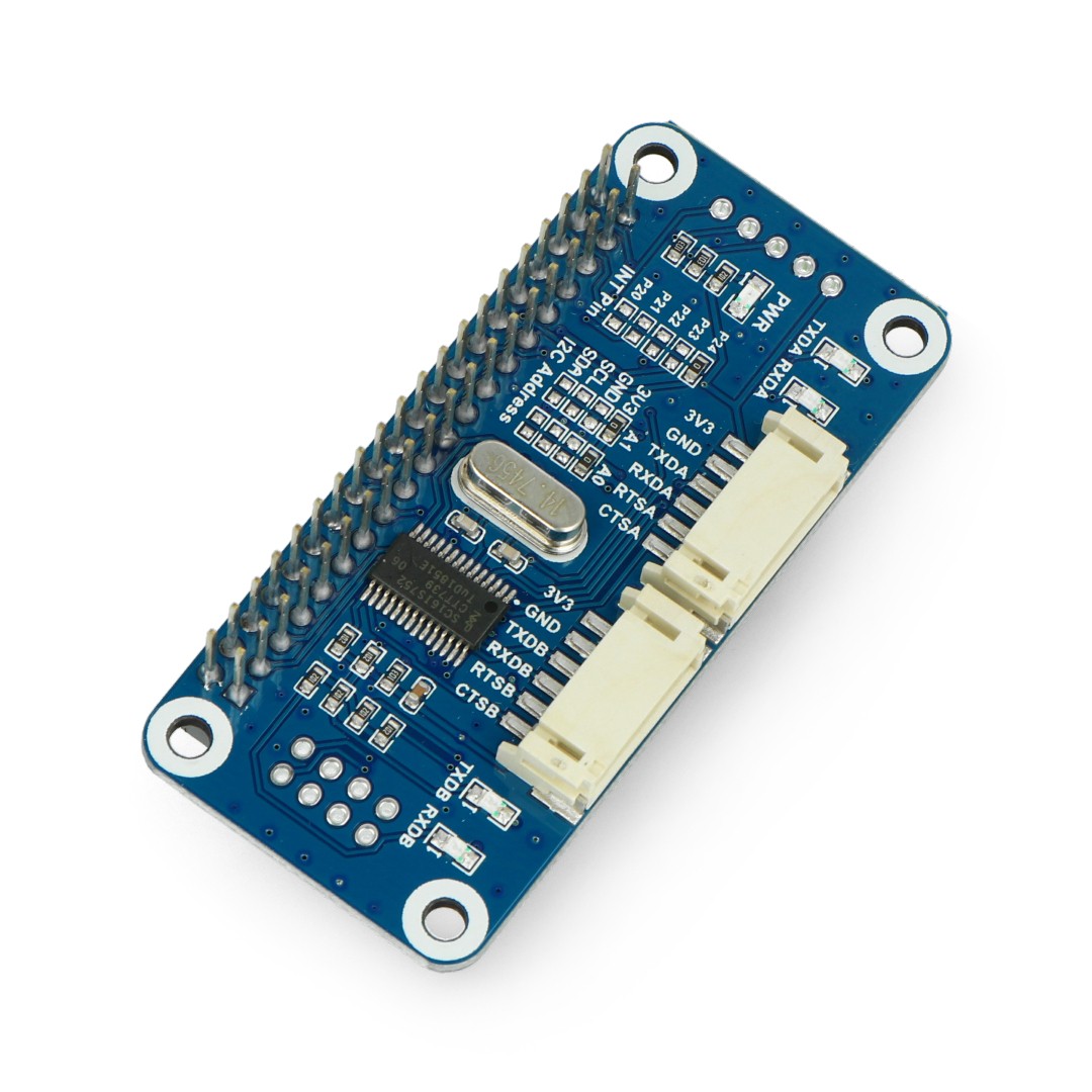 Serial Expansion HAT - I2C, UART, GPIO - nakładka dla Raspberry Pi - Waveshare 15667